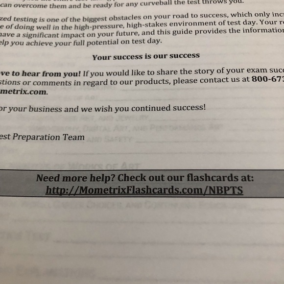 Mometrix test Perparation National Board Certification Art: Early and Middle - Picture 3 of 9